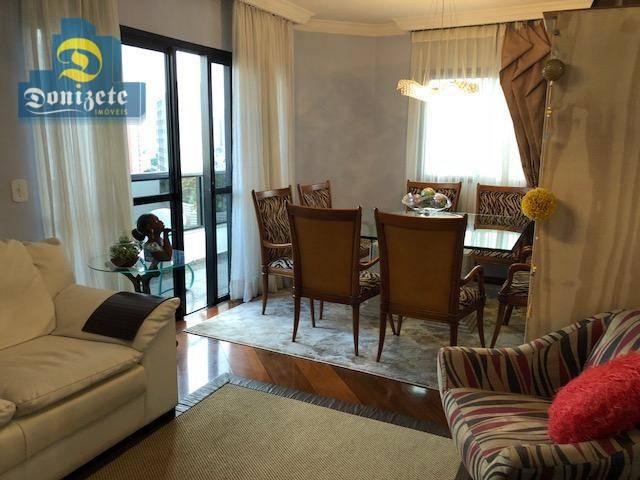 Apartamento com 3 dormitórios à venda, 150 m² por r$ 550.000,01 - vila bastos - santo andr