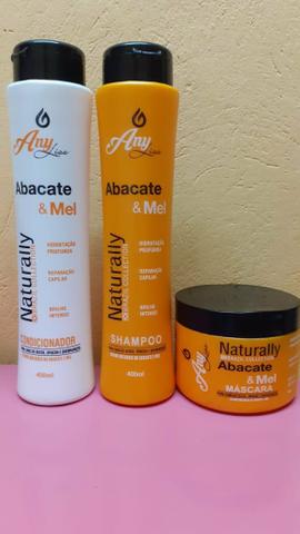 Shampoo condicionador e máscara capilar