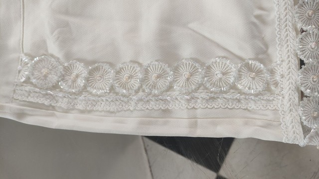 Short branco bordado luxo  - Foto 2