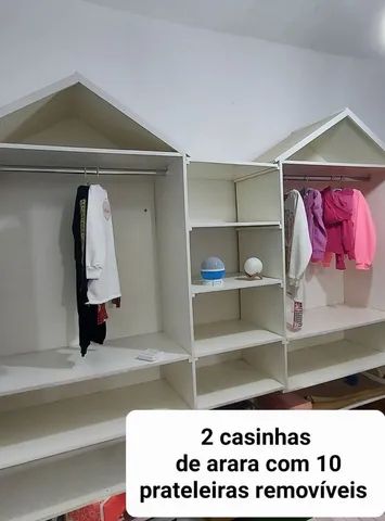 Closet e Arara para roupas da Barbie