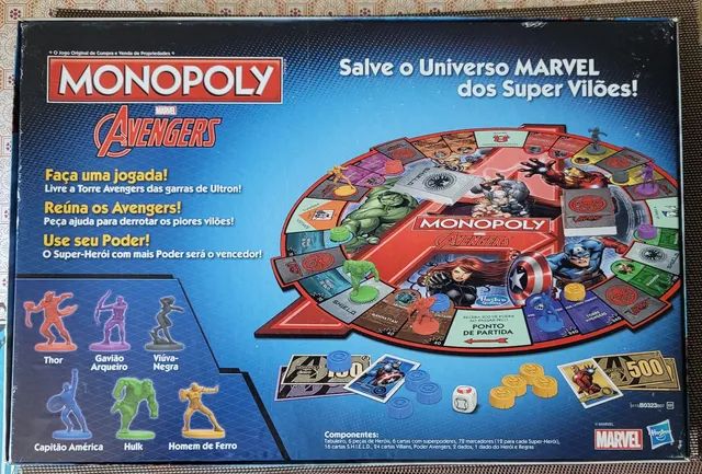 jogo monopoly vingadores - hasbro b0323 - Foto 3