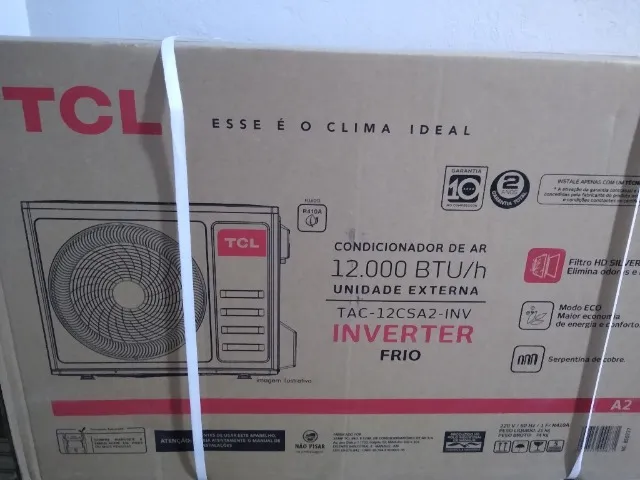 Ar Condicionado Split Hi Wall Inverter TCL 9.000 Btus Quente e Frio 220v -  Clima Rio