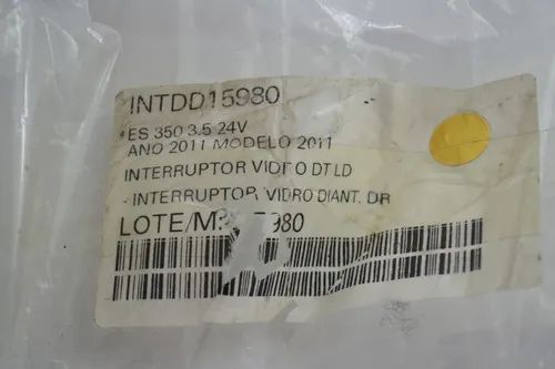 Botão Dianteiro Direito Controle Vidro Lexus Es350 Original  - Foto 5