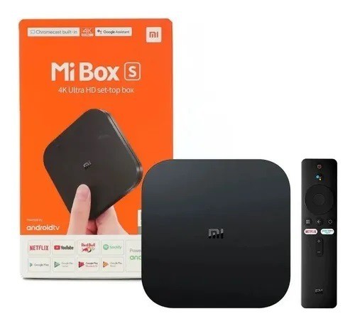 Xiaomi Mi Box S Smart Tv Box 4k Uhd Hdr Sistema Android Tv