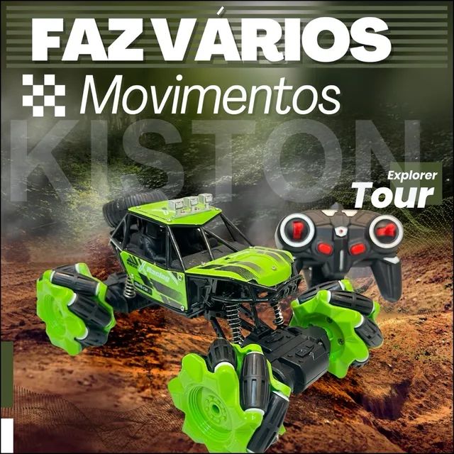 Carrinho 4x4 De Controle Remoto Off Road Drift Maluco