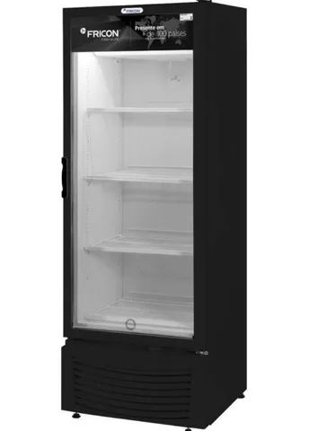 refrigerador porta de vidro - marca fricon 402 litros - ideal para bebidas