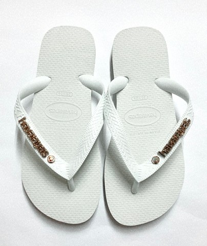 Havaianas top com plaquinha e ponto de luz - Foto 3