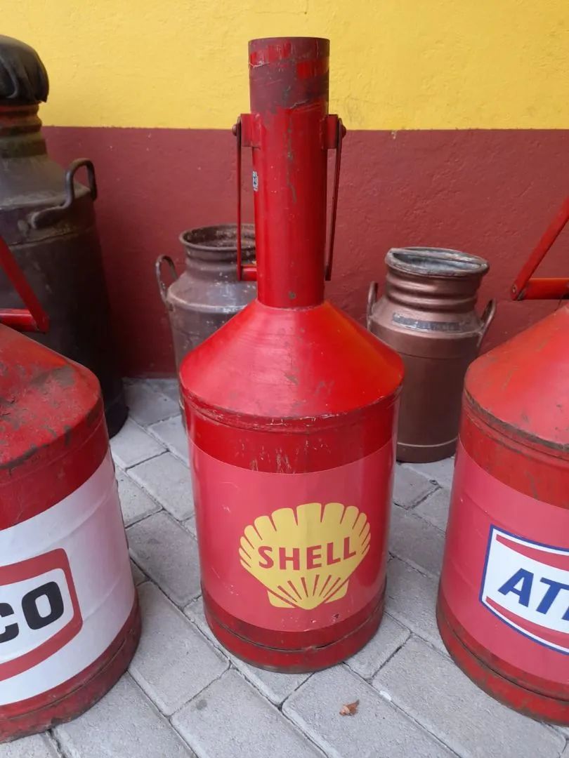  Galão aferidor de Combustível Vintage - Texaco, Shell, Atlantic e Esso preço unitário  - Foto 5