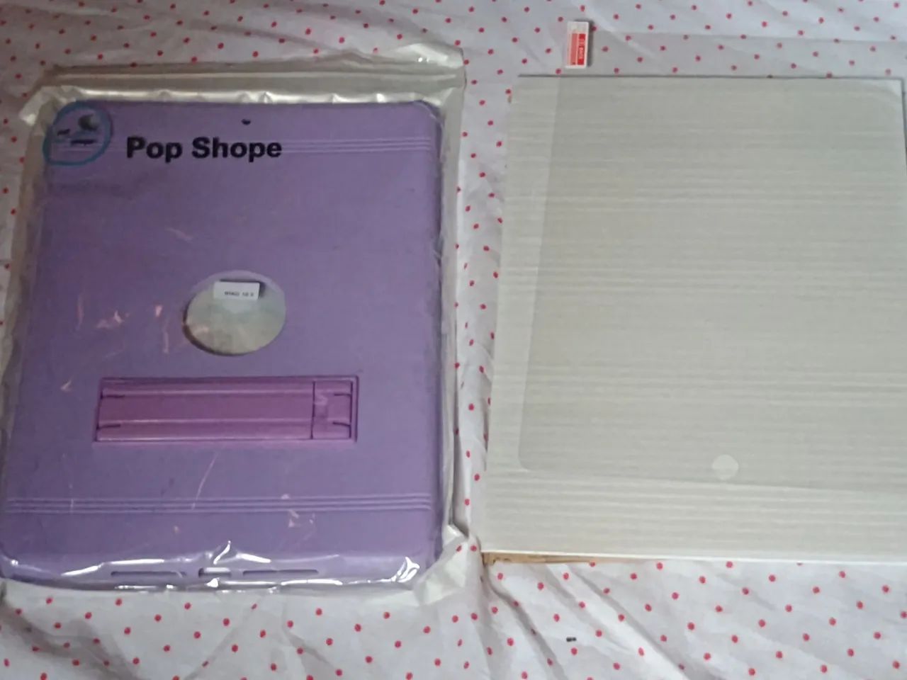 Capa com suporte+película de vidro para iPad 10.2 polegadas 