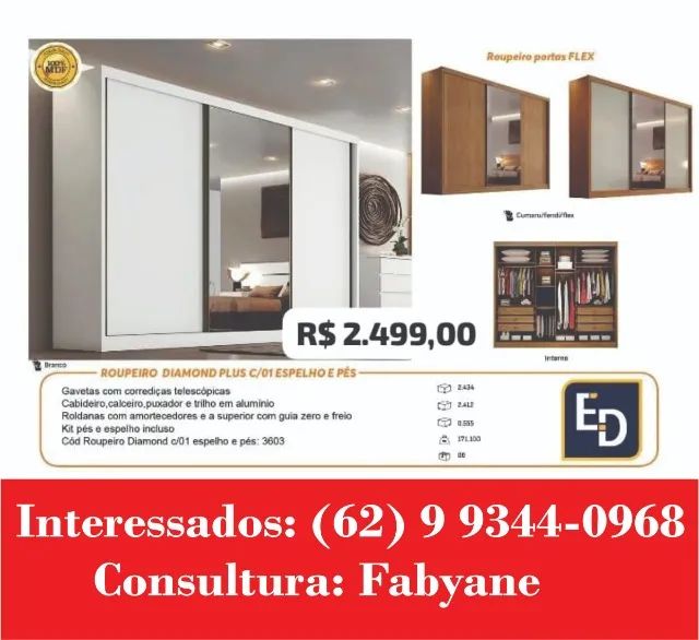 Guarda Roupa Diamond