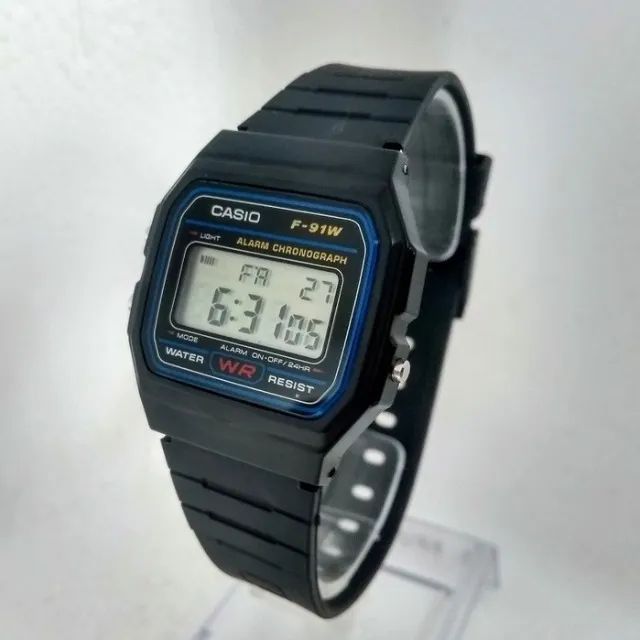 Relógio Casio Digital Funcional F-91W Novo (Com Garantia) - Foto 2