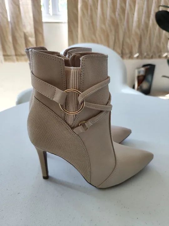 Bota Constance, n. 34, offwhite, cor creme