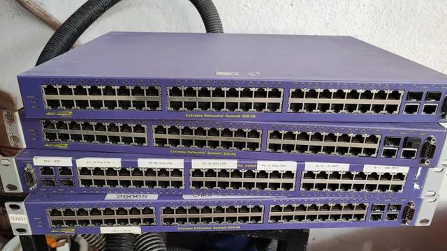 Switch extreme summit Networks fonte poe 