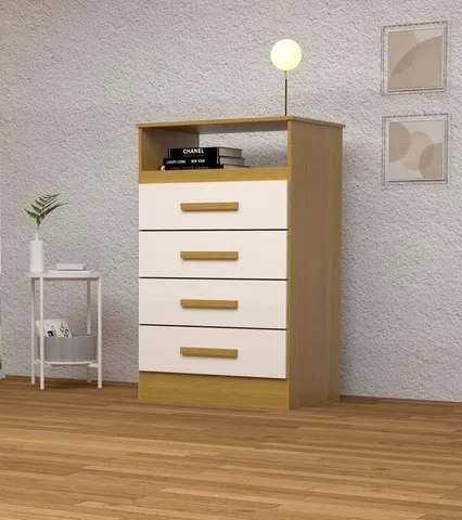 Cômoda MDF Jessica 04 Gavetas