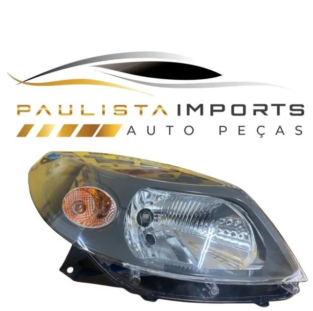 Farol Sandero 2009 2010 2011 ( Novo Fundo Cinza )