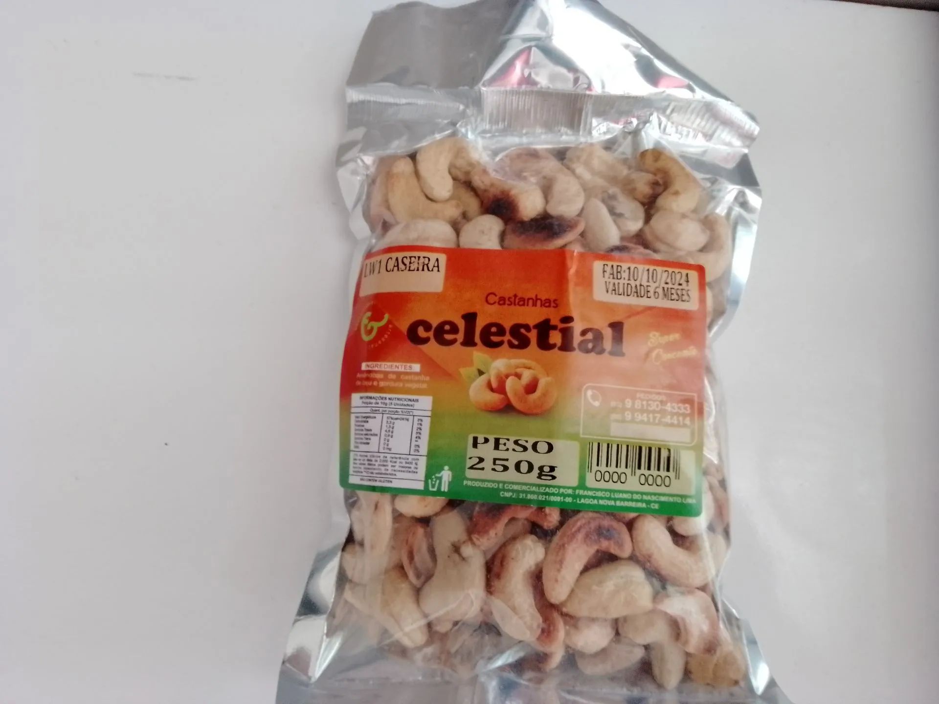 Castanhas Premium W1 250g -