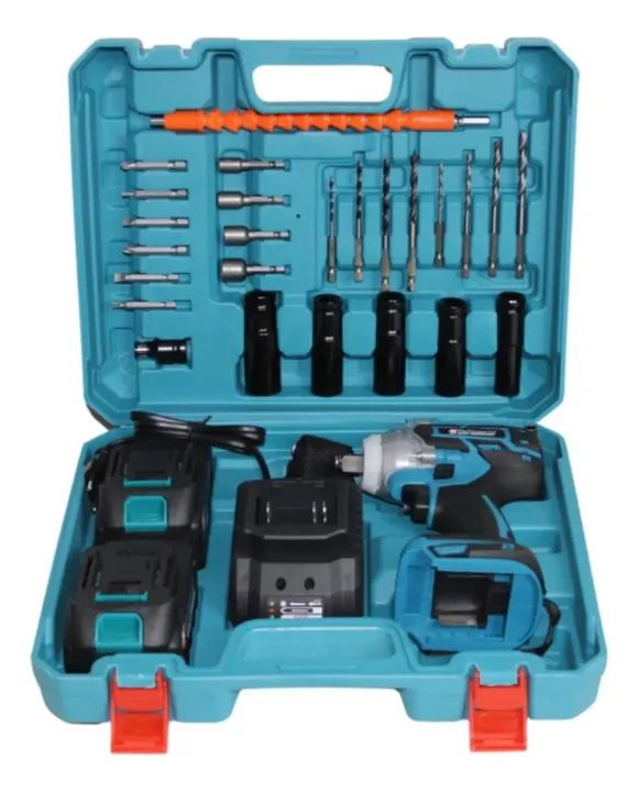 Chave impacto Parafusadeira Eletropneumática a Bateria 50v com