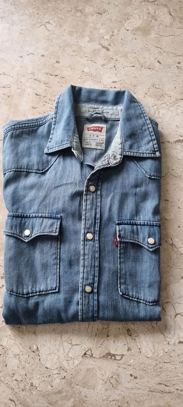 Camisa jean online levis