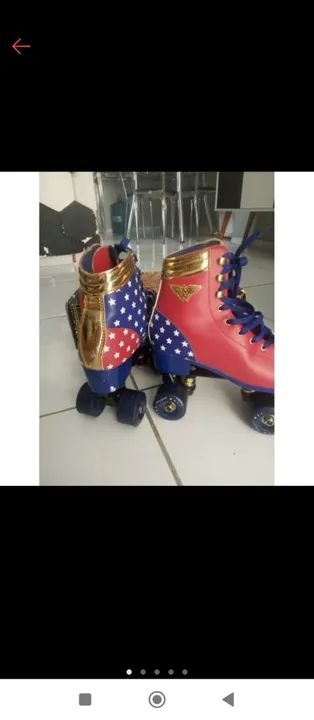 Patins mulher maravilha  - Foto 6
