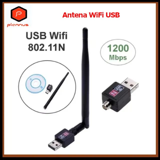 Antena Wifi Adaptador Wireless 1200mb/s Usb Com Antena Pc Notebook (z464) - Foto 4