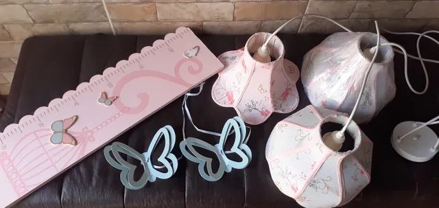 Kit Lustre infantil e régua para parede- coleção Vanessa Guimarães  - Foto 2