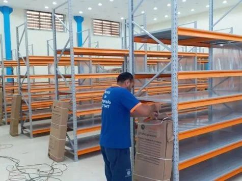 Mini Porta Pallet e Pallet para armazenagem e estocagem - Foto 3