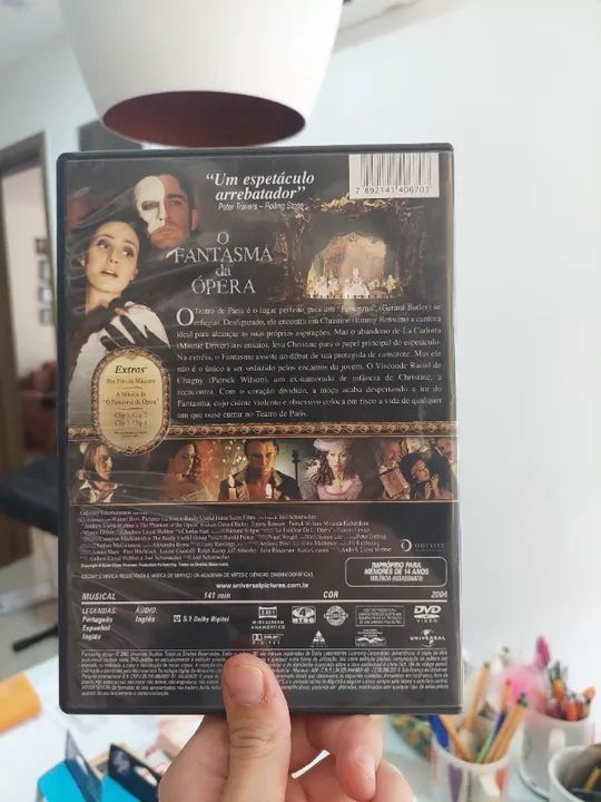O Fantasma da Ópera DVD  - Foto 3