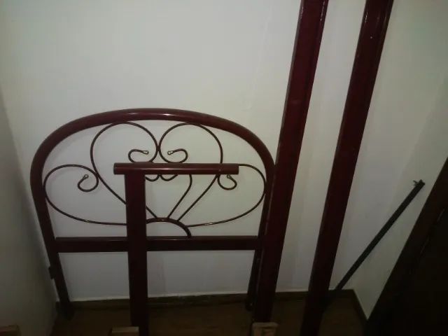 cama de ferro solteiro - Foto 4