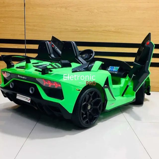 Carrinho Elétrico Lamborghini 24V com DVD Player - Foto 5