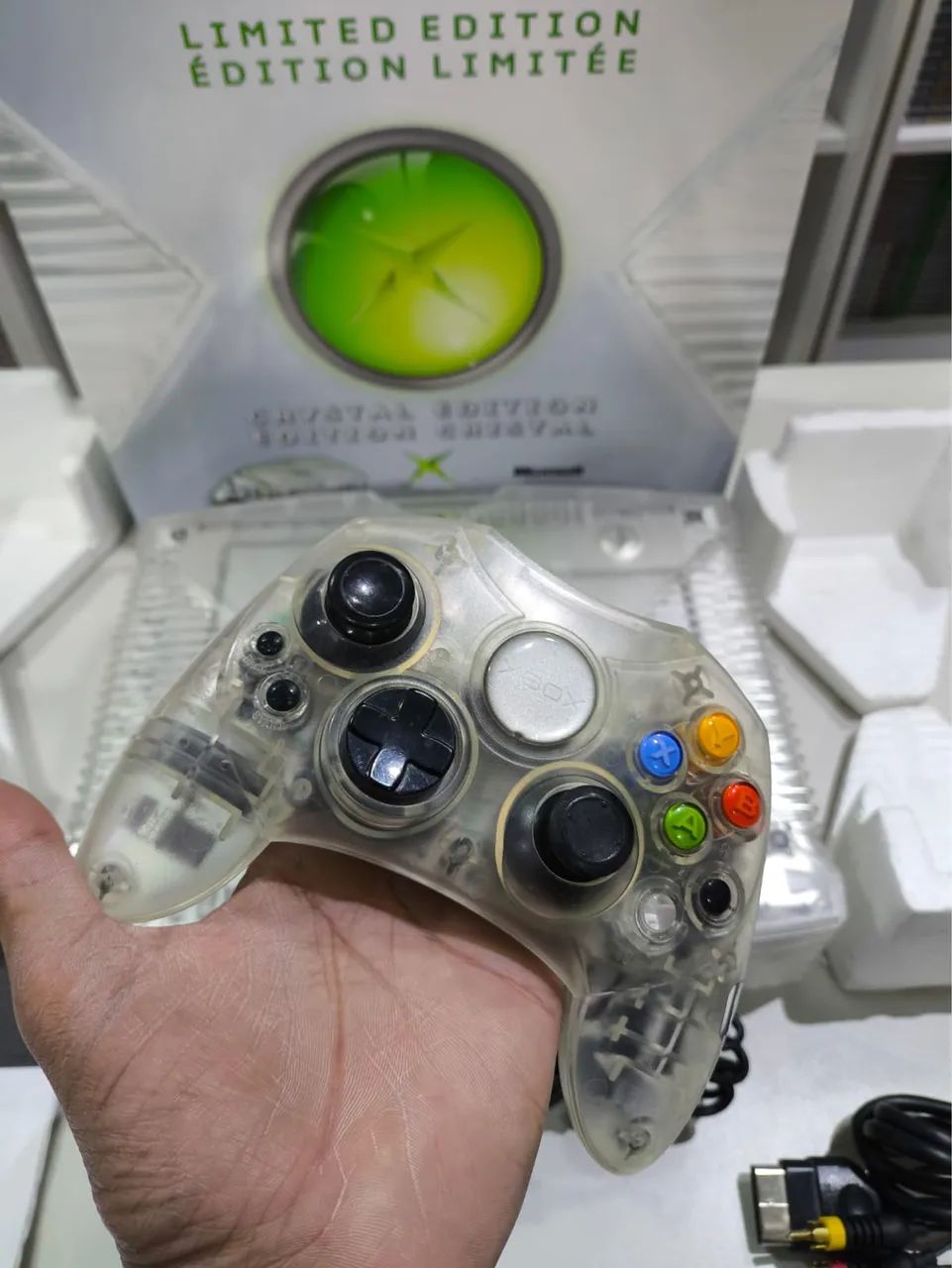 Xbox Clássico Cristal Edição Limitada Colecionador - Foto 4