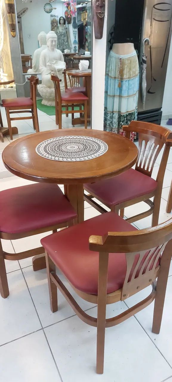 Solid Wood Bistro Table64962681781506121