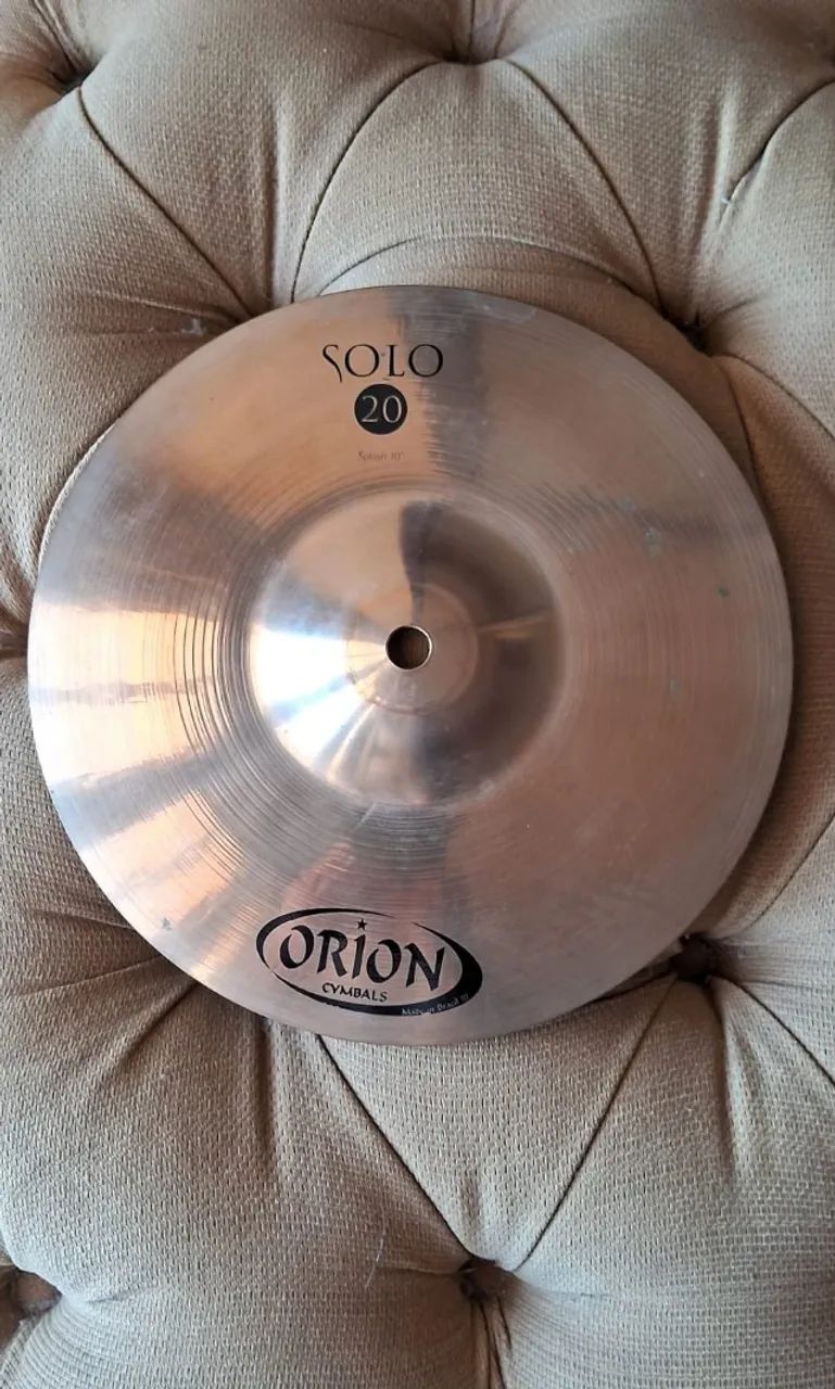 Prato de Bateria Splash de 10 Bronze B20 Só 280 - Foto 3