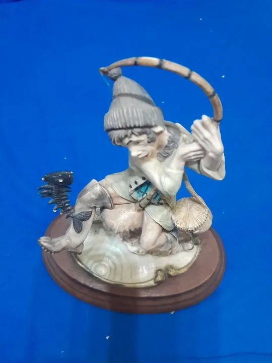 Estátua de pescador em cerâmica - Foto 2