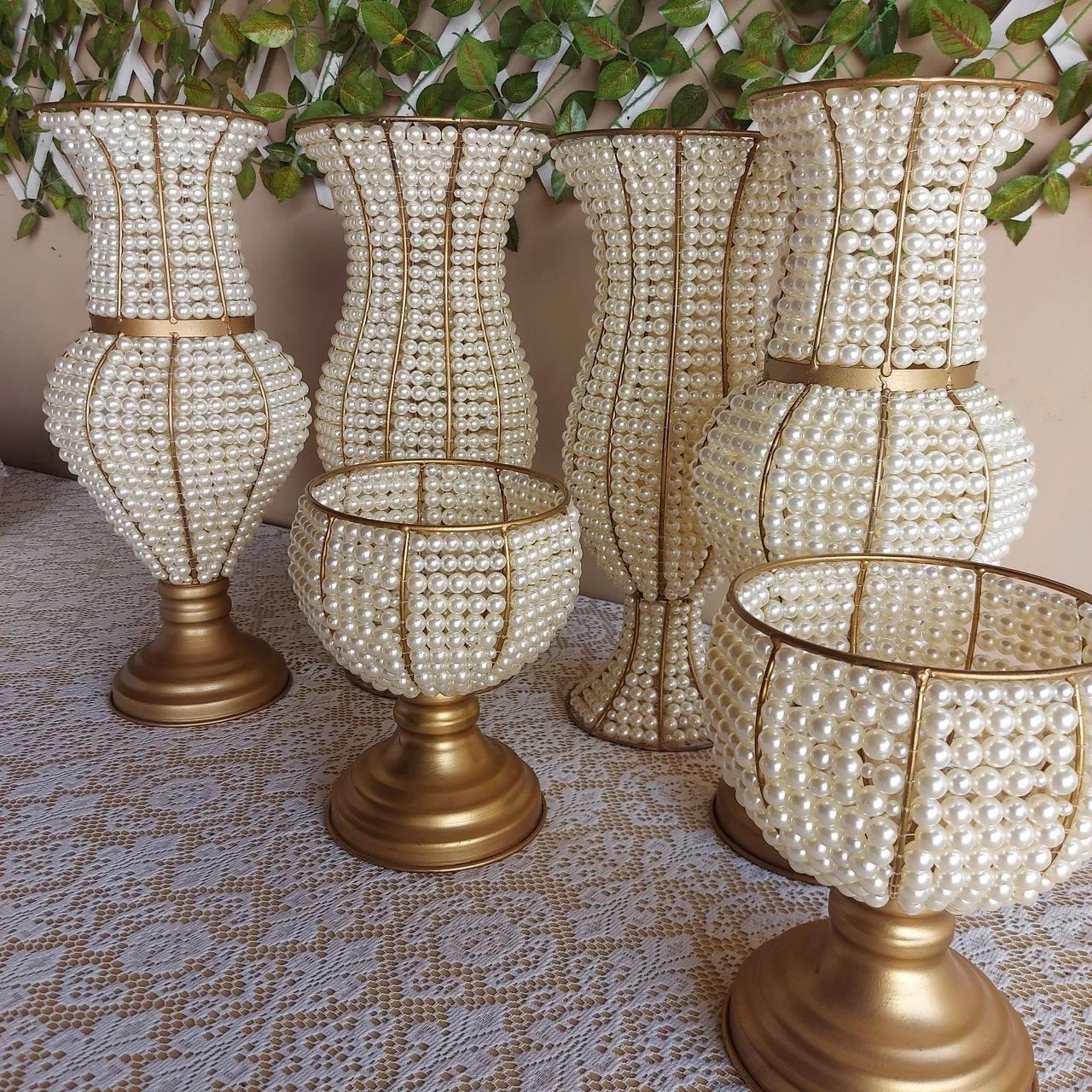 Vasos com pérolas vários tamanhos  - Foto 3