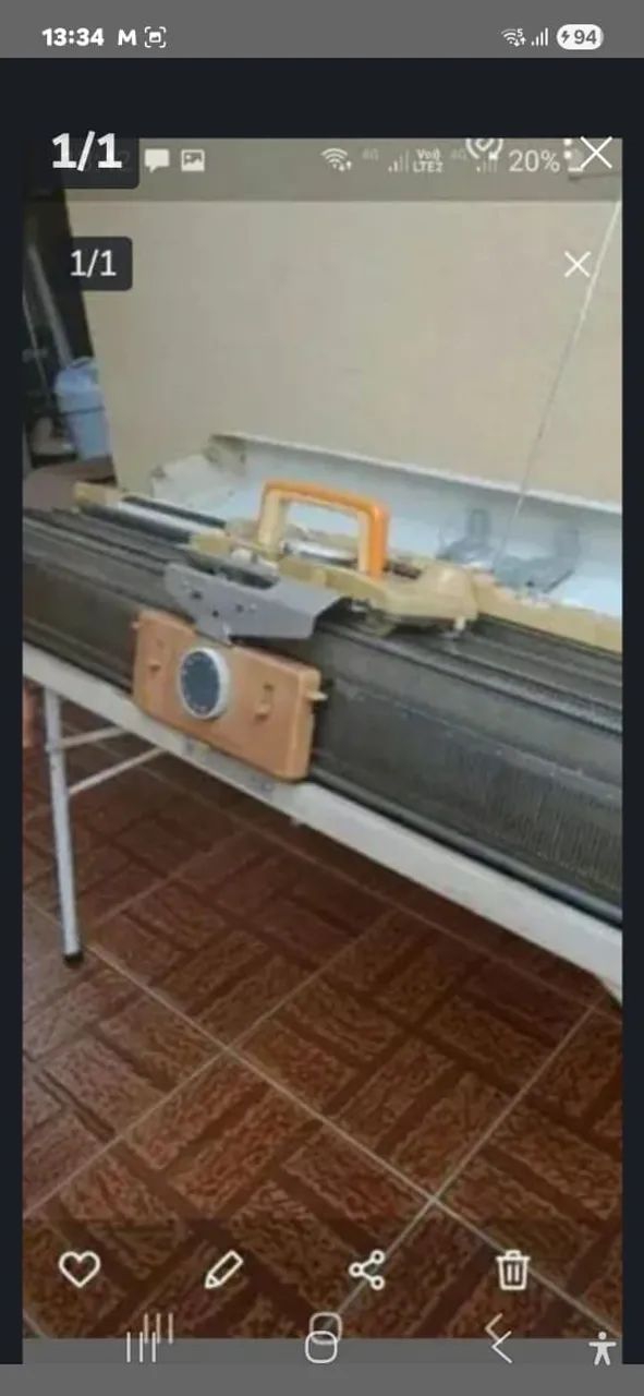 Maq.De Trico Lanofix Sk326 R$3,000 Mil Semi-Nova Completa<br>