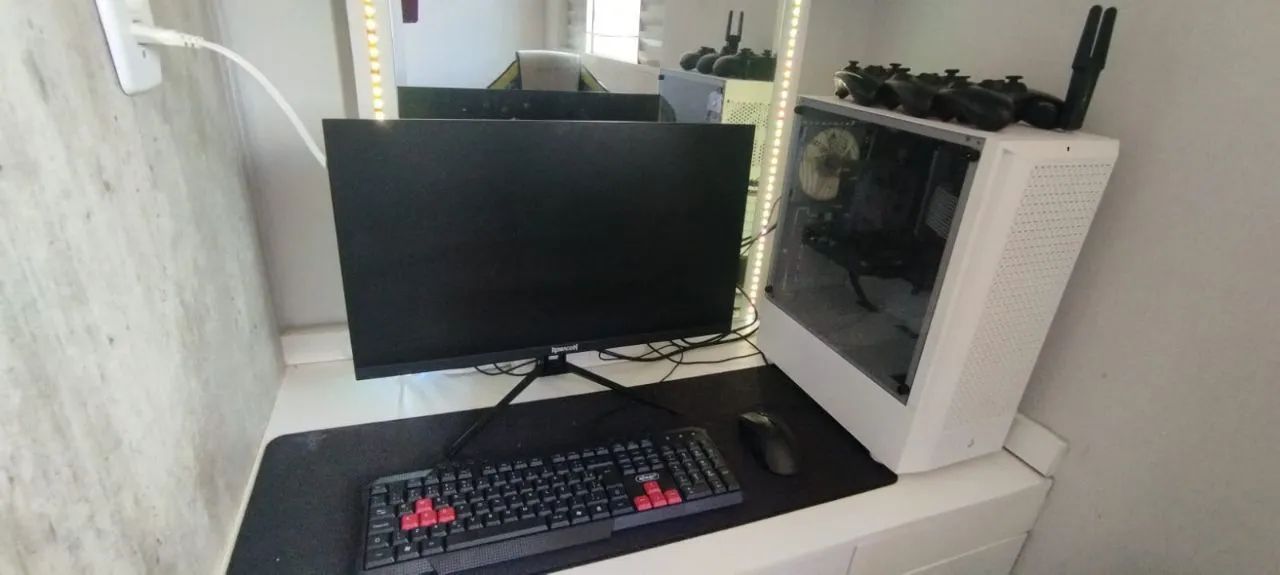 PC Gamer + Monitor Redradon 144hrtz + Periféricos + Brindes 