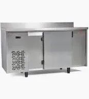 Balcão refrigerado de encosto em inox - tamanho 1,50 m - pizzarias. 1 PORTA