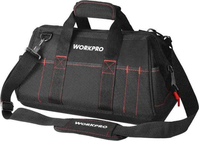 Bolsa Ferramentas Workpro 40,64 cm com base de borracha prova d´água