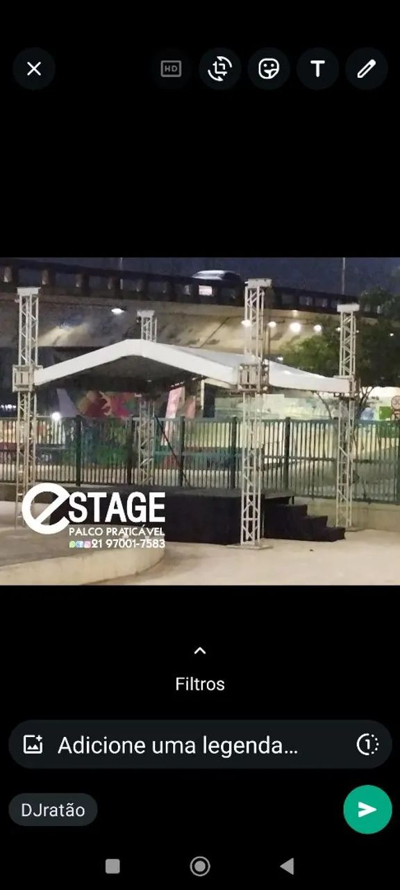 Palco para eventos - Estrutura de alumínio - Foto 5