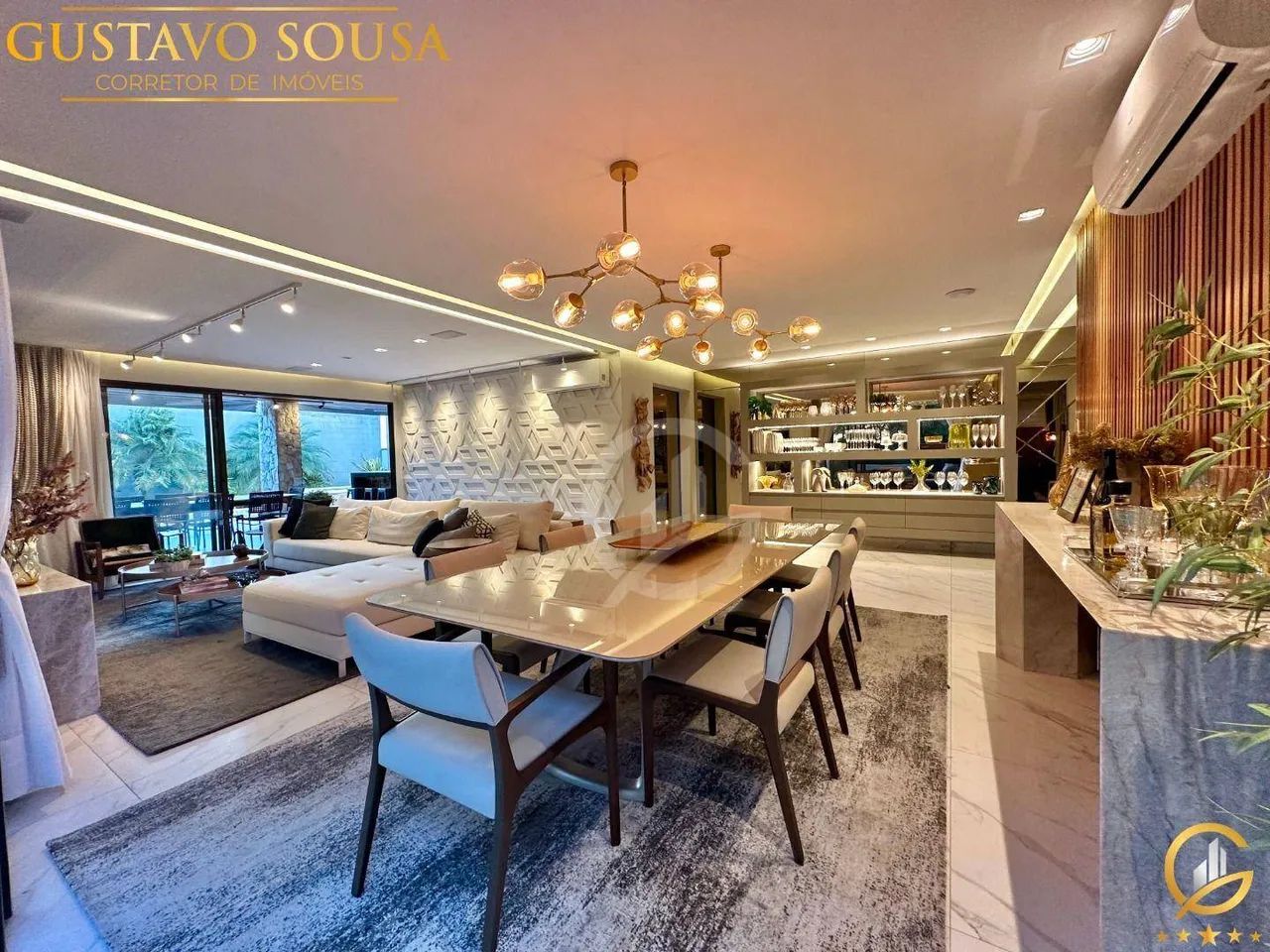 Porteira Fechada, móveis assinados, Design exclusivo, 05 Suítes e muito mais que essa resi - Foto 9