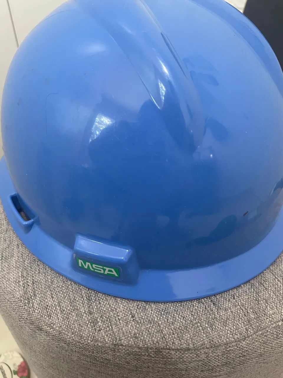Capacete de Segurança MSA - azul - Foto 4