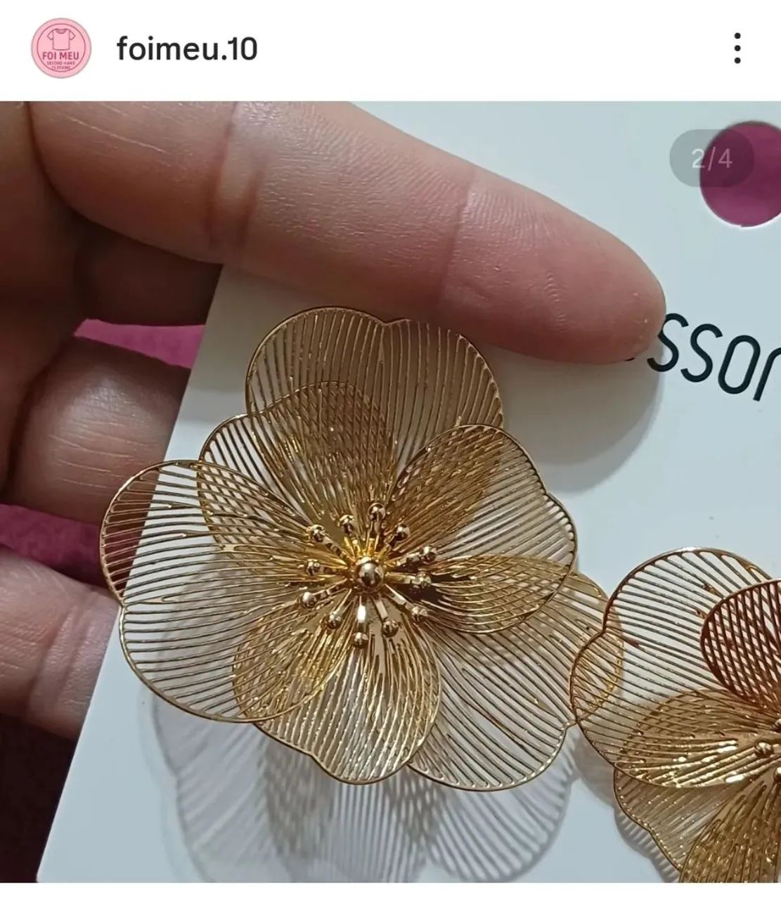 Brinco Flor - Foto 2