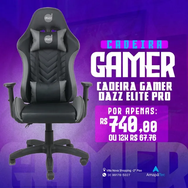 CADEIRA GAMER DAZZ ELITE PRO