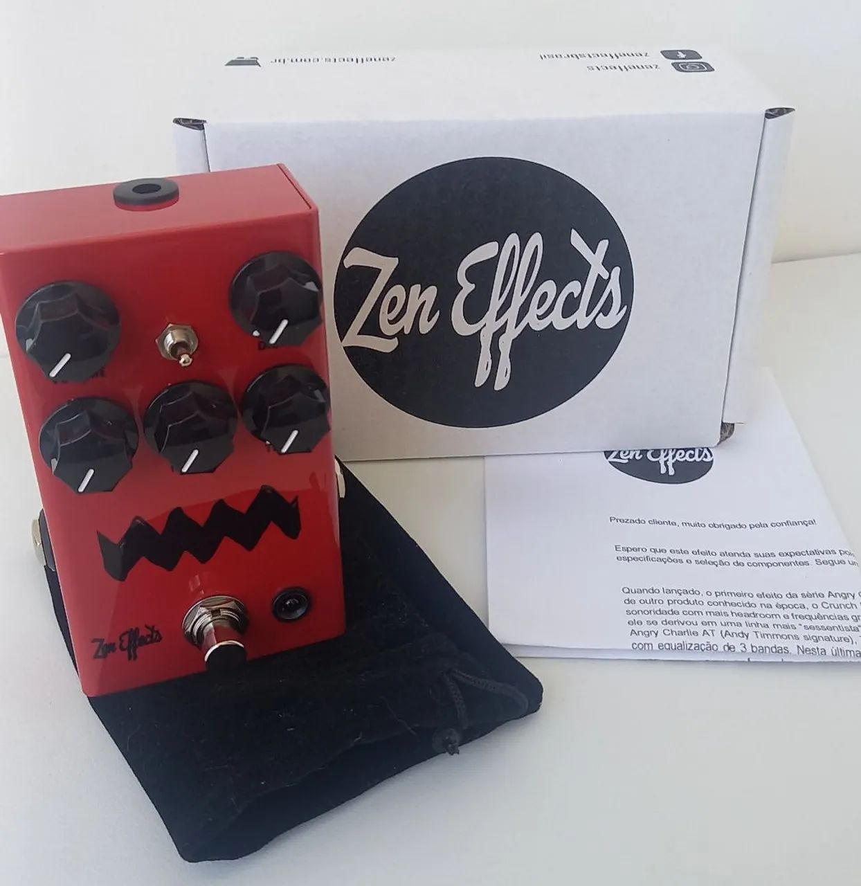 Pedal Angry Charlie V3 JHS Clone Zen Effects Novo! - Instrumentos