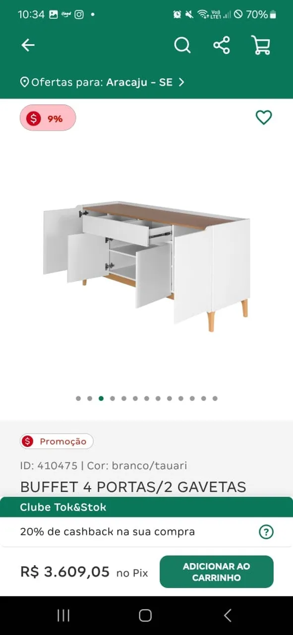 Buffet da tok stok