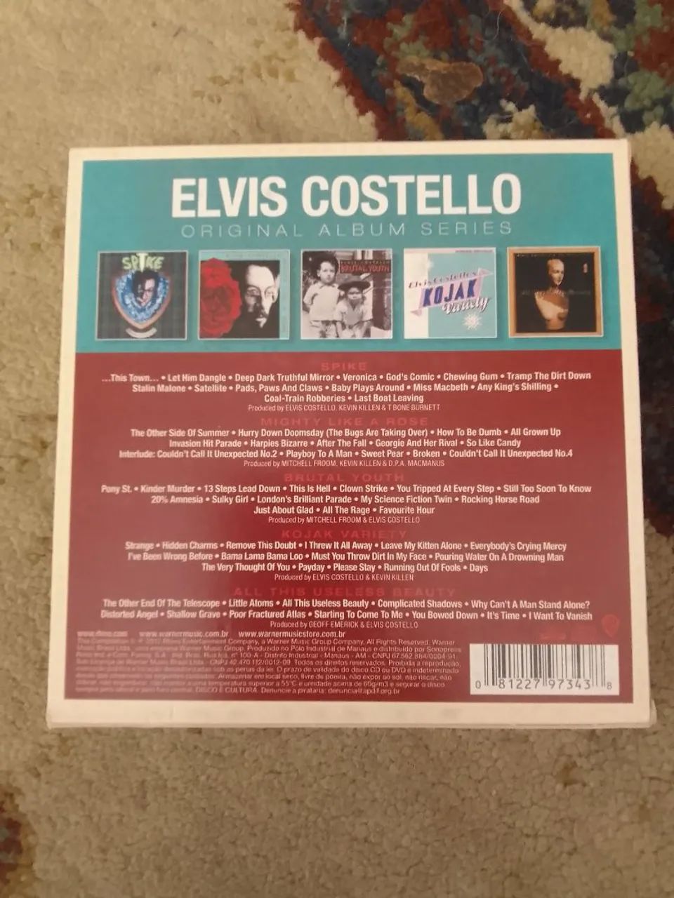 5 CDs Elvis Costello: Original Álbum Series 