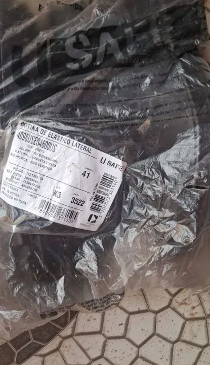 Botina de Segurança Lateral U Safe