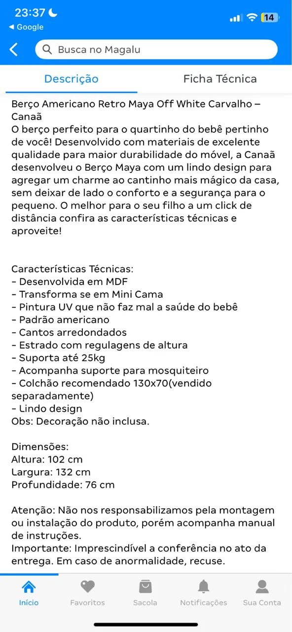 Vende-se berço novo na caixa  - Foto 2