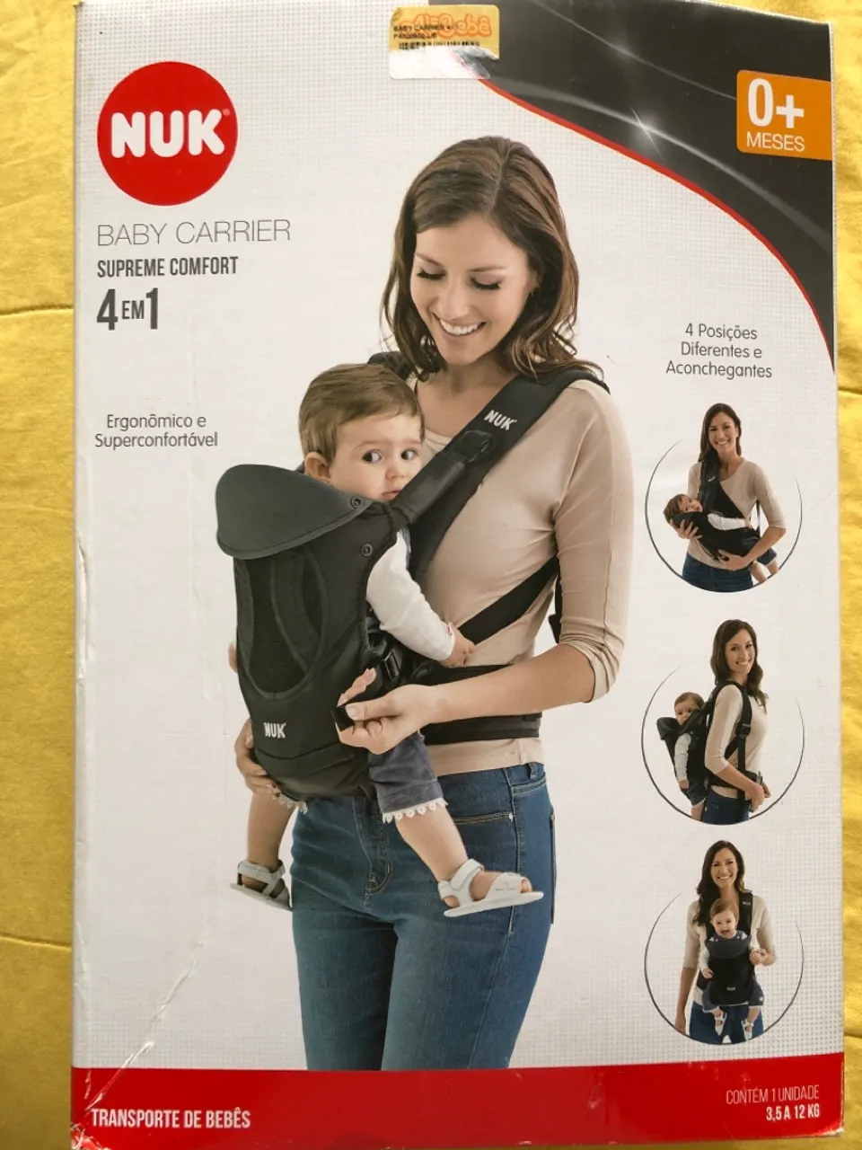 NUK Baby Carrier Supreme Comfort 4 em 1 - 0+