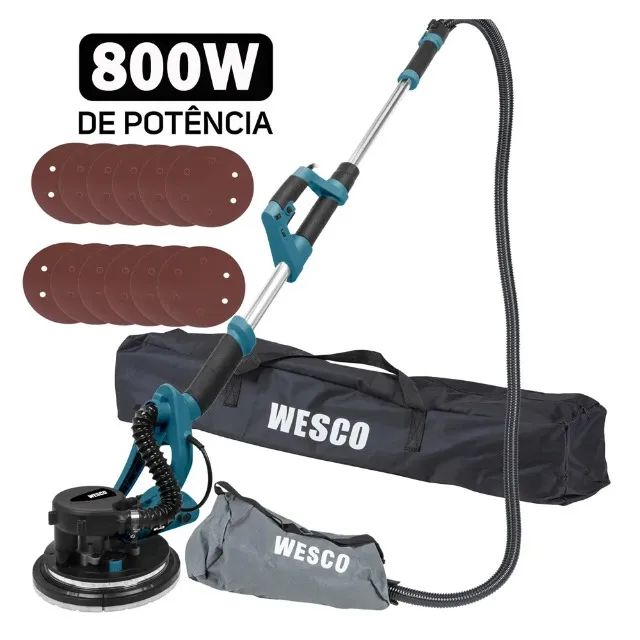 Lixadeira de Parede e Teto 800w Ws4463 Wesco - Foto 3